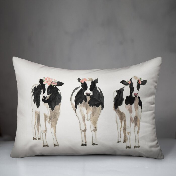 cows on a pillow